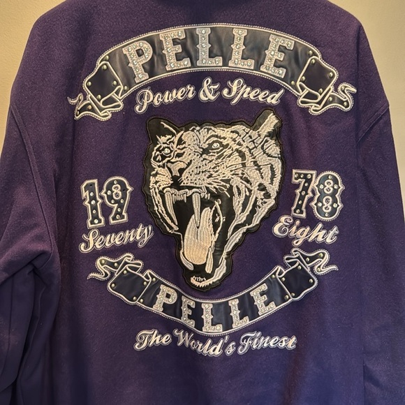 Purple Pelle Pelle Jacket with Embroidered Design EUC 3XL - Picture 5 of 16